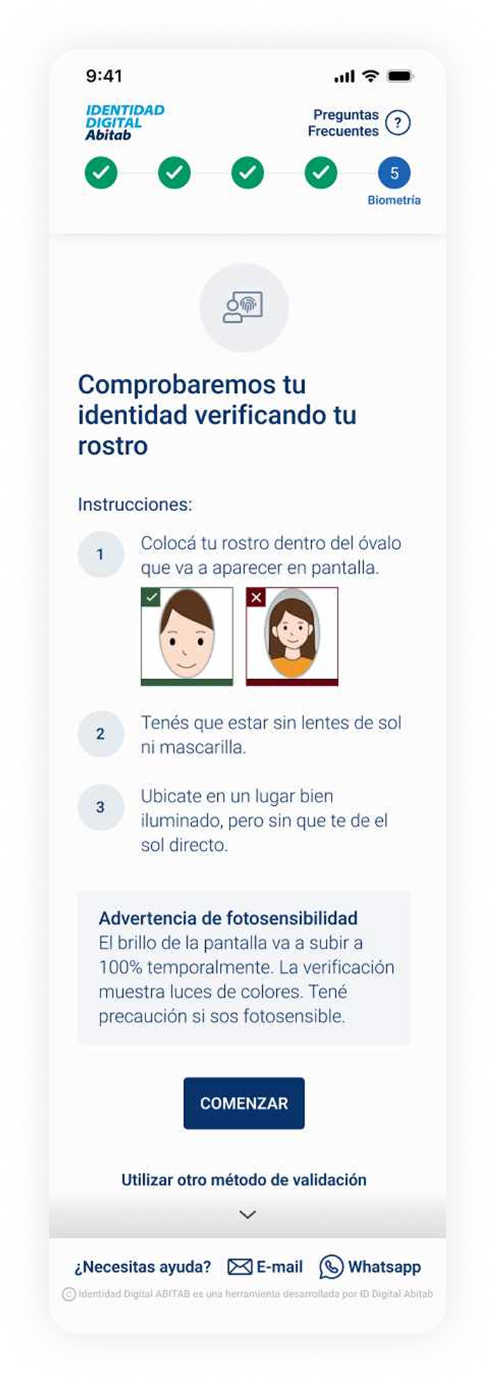 Biometría, step 5