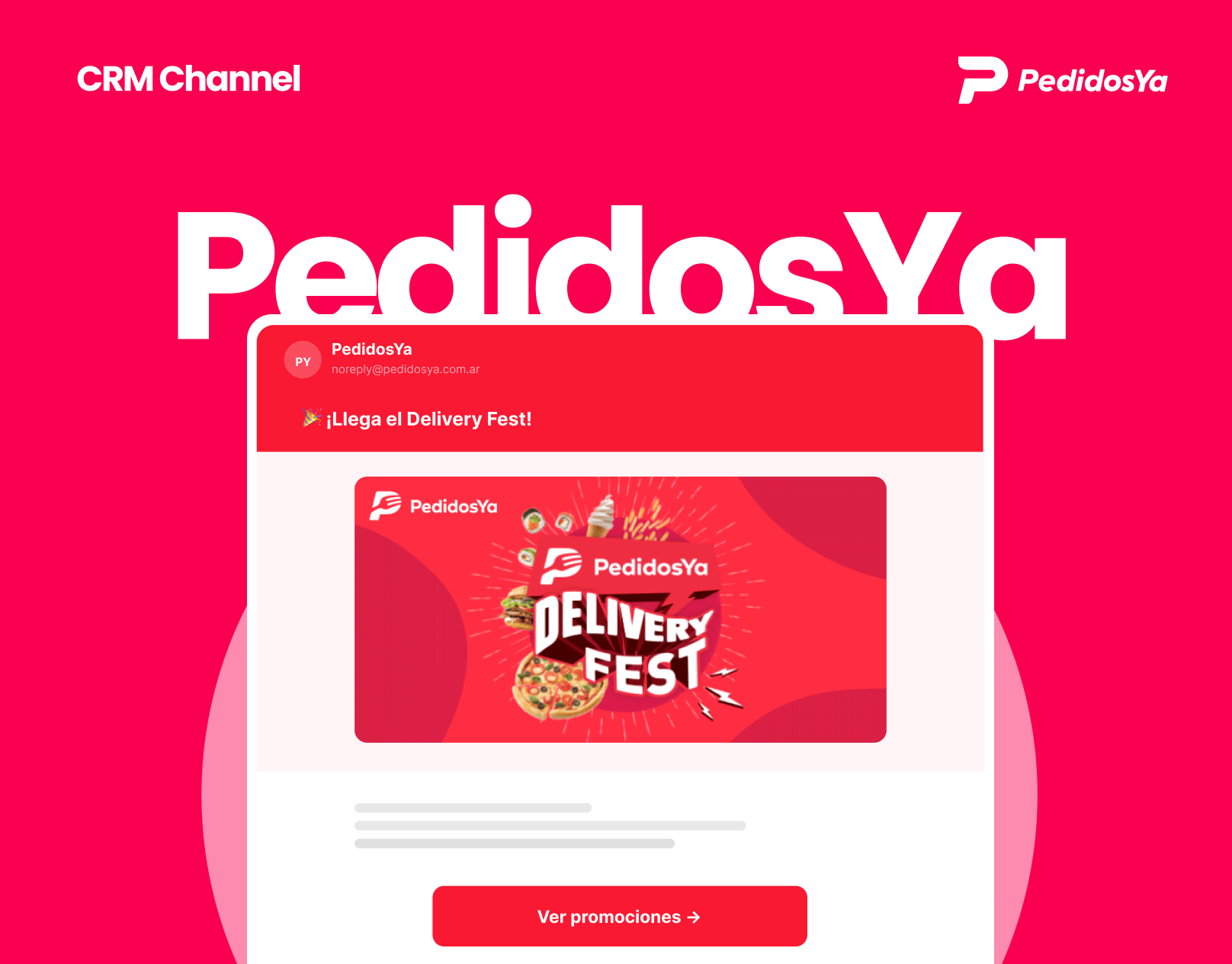 PedidosYa Email Marketing